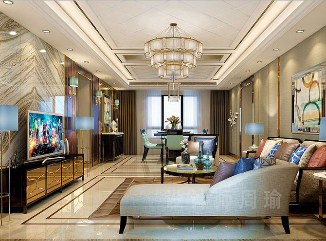 大吊插下面的视频世纪江尚三室两厅168平装修设计效果欣赏